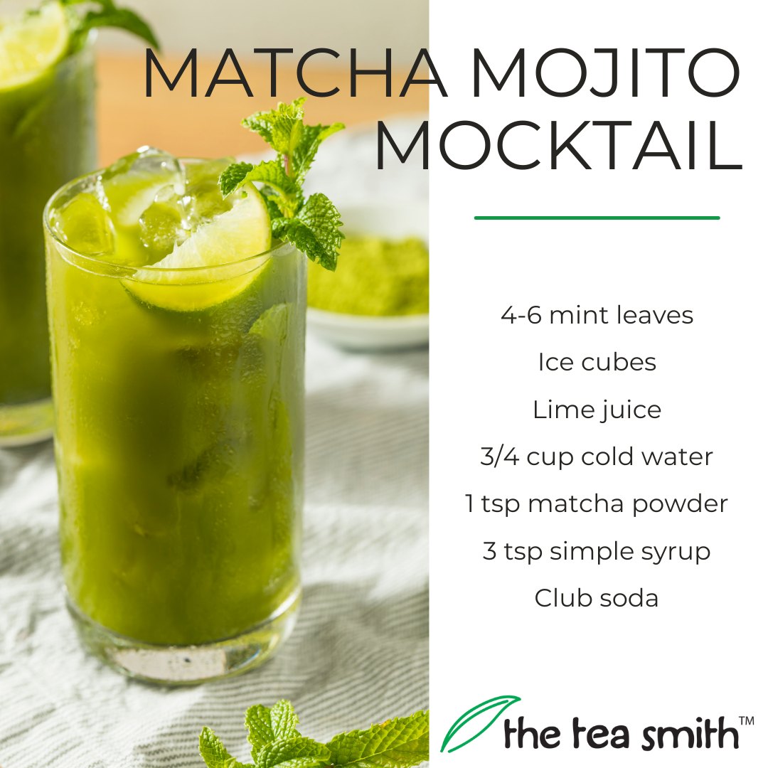 Matcha Mojito Mocktail