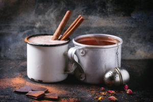 Holiday Tea Drink Recipe: Hot Chocolate with Peppermint Liqueur